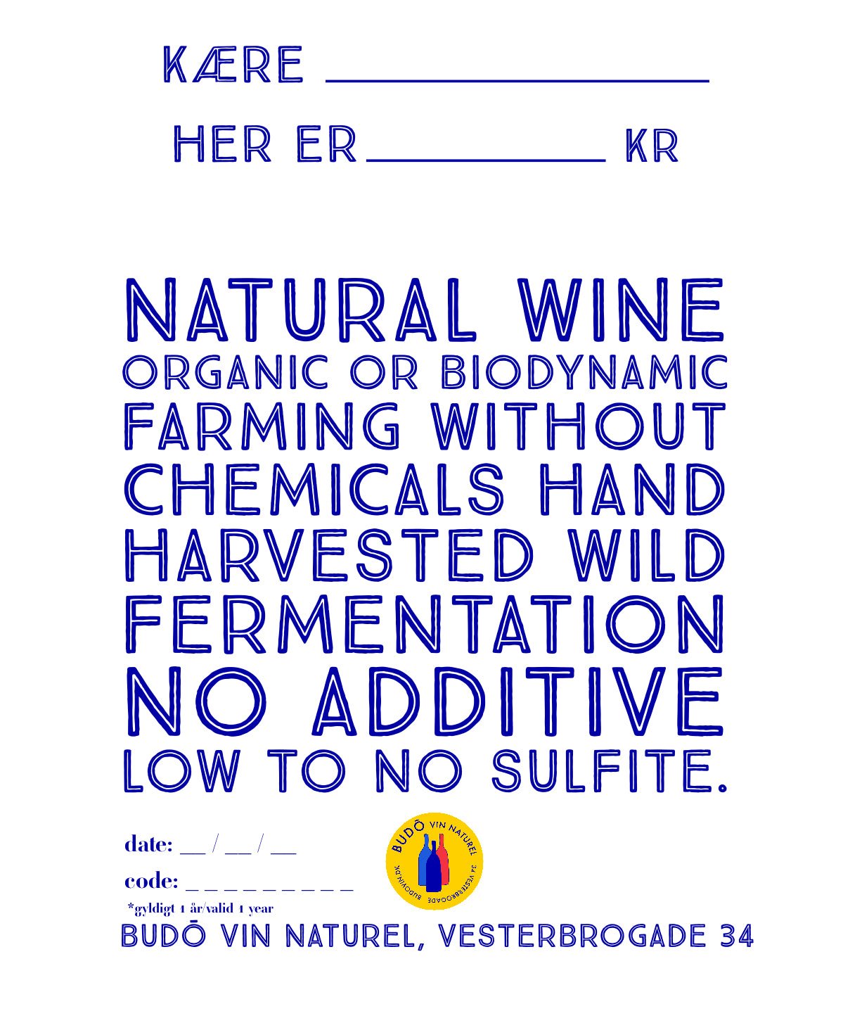 Gavekort - budovin.dk