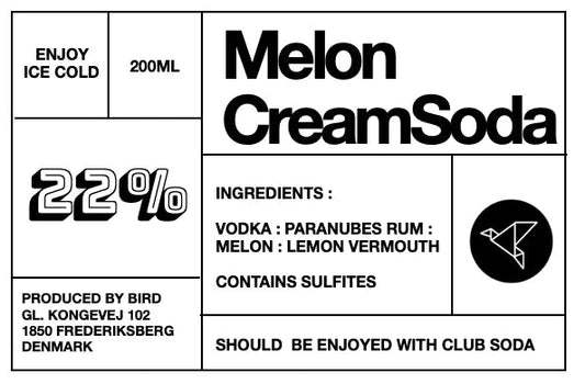 Melon Cream Soda Cocktails- budovin.dk