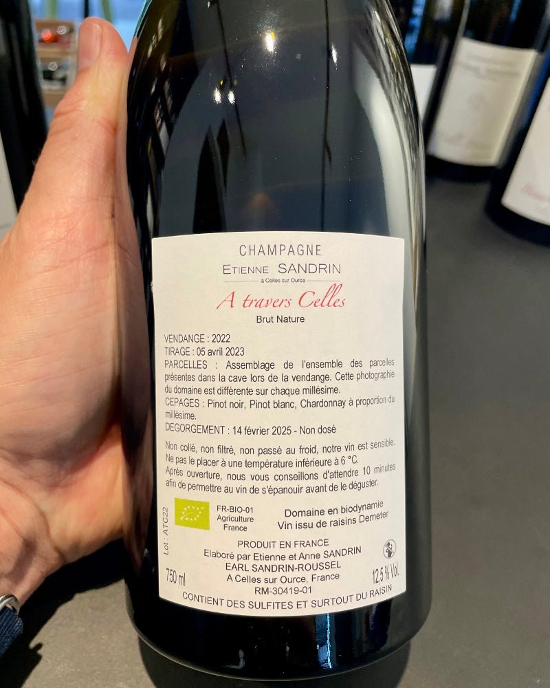 A Travers Celles, Champagne Extra Brut 2022 - budovin.dk