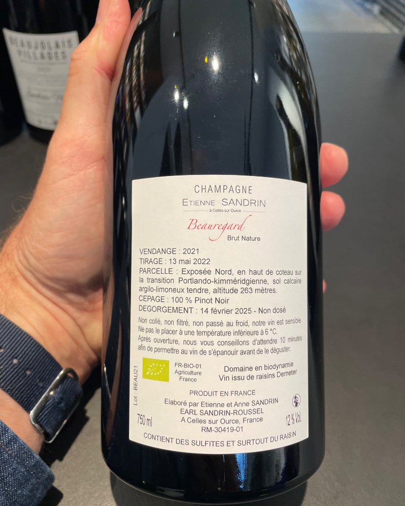 Beauregard, Champagne Brut Nature 2021 - budovin.dk