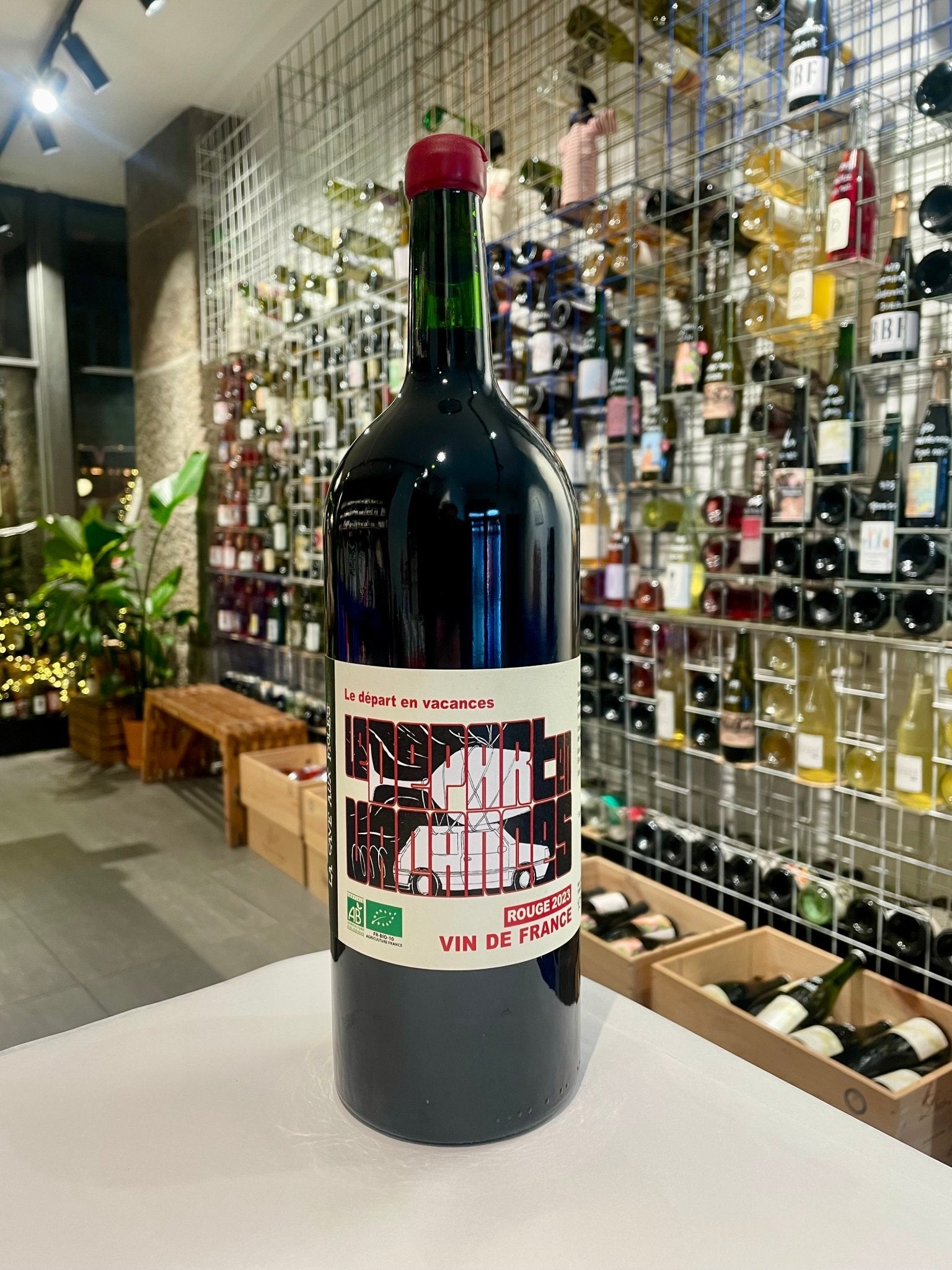 Le Départ en Vacances Rouge 2023 Roussillon - magnum 1,5L - budovin.dk