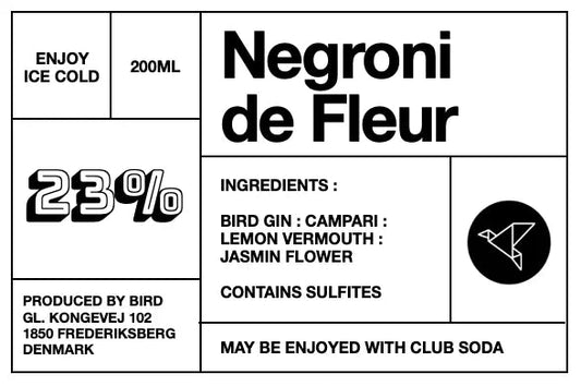 Negroni de Fleur Cocktails - budovin.dk