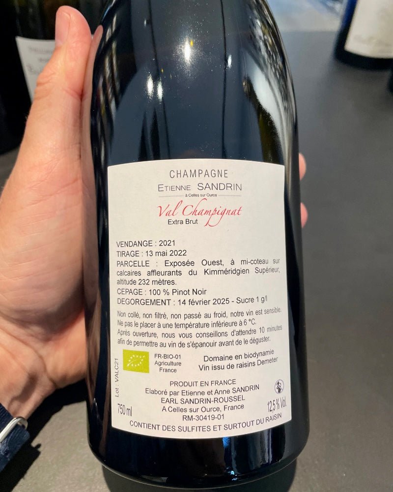 Val Champignat, Champagne Extra Brut 2021 - budovin.dk